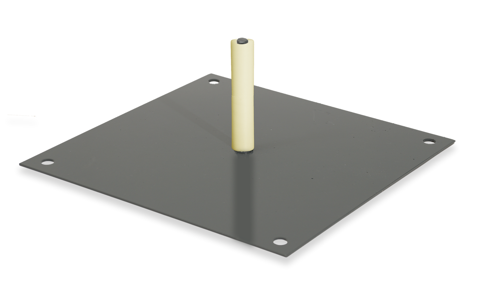 Мобильное основание Квадрат стальное: 40х40х20 см. для установки всех флагов типа Парус с флагштоком, диаметром 30 мм.