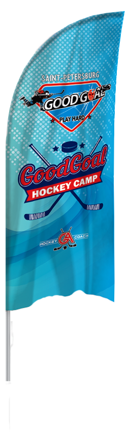 Клубный флаг типа Парус