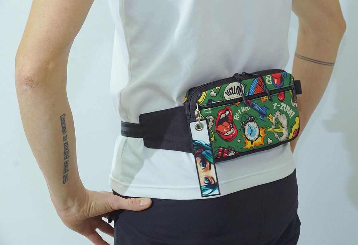Поясная сумка Фитнес с принтом заказчика
