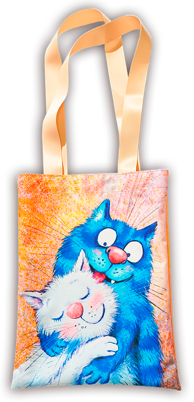 Сумка шоппер Промо плюс на заказ, со своим рисунком