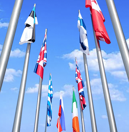 Флаги с логотипом на заказ