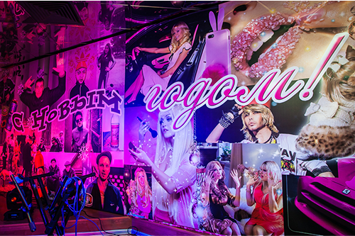 Пример занавеса для сцены с печатью на заказ