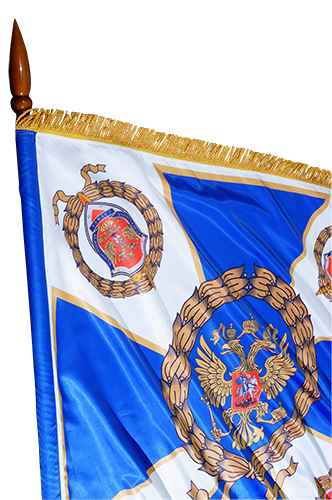 Фото печатного знамени с бахромой